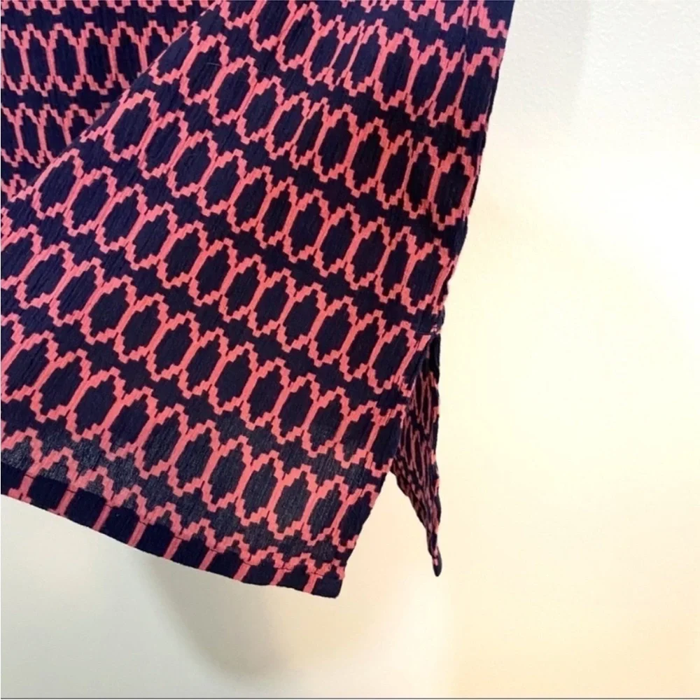 NWT J. CREW Tile Print Swim Coverup / Tunic Dress